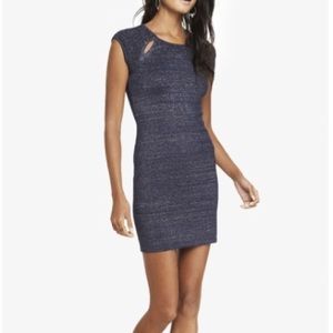 Express Blue Bodycon Dress XS